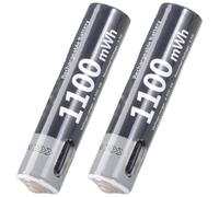 TingHaoO 2Pcs LR3 Battery 1.5V 1100mWh USB C Rechargeable Battery For Remote Control Small Fan Electric Toy Daily Use Lithium Batteries For Remote Control