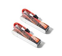 TingHaoO 2Pcs/set LiHV Battery 550mAh 75C XH2.54 UAV Flight 75C For Enhances UAV Flight Performances LiHV For Quadcopters