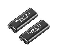 TingHaoO 2PCS USB 3.1 Type C Adapter With Female/Male Port Durability For Stable Connection And Improved Office Productivity