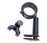 TingHaoO 360 Degree Rotatable Metal Hose Phone Mount For Lying Viewing Bedside Desk Clamp Stable Spring Clip For Mobile Devices Flexible Arm Cellphone Mount