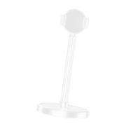 TingHaoO Adjustable Rotating Telescopic Phone Holder For Live Streaming Desktop Tripod Stand With Base And 360 Degree Rotation Quick Install Phone Holder