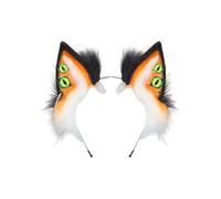 TingHaoO Anime Character Costume Hairband Bendable Frame Plush Ear Theme Party Accessory Anime Expo Roleplay Essential Roleplay For Adult