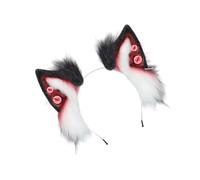 TingHaoO Anime Character Costume Hairband Bendable Frame Plush Ear Theme Party Accessory Anime Expo Roleplay Essential Roleplay For Adult