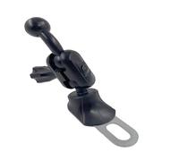 TingHaoO Anti Shock Motorcycle Phone Mounting Systems 17mm Extended Rearview Bracket Weatherproof For Adventure Riders Extended Rearview Phone Mount For Scooters