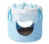 TingHaoO Bird Swing Bed Hideaway Easy Hanging Parrot Nest For Cage Home Breathable House Cake Shaped Hammock Winter Warm Parrots Bed Hammock Tent