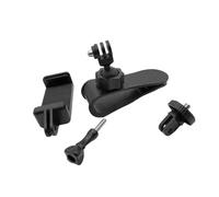 TingHaoO Car Camera Bracket Mounting Clip For Dashboard Installation 360 Rotation Quick Detach Mechanism Driving Footage Captures Adjustable Ball Head Car Clip
