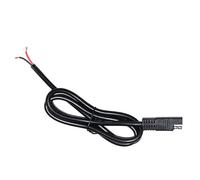 TingHaoO Connector Cable 130cm 14AWG Quick Connection Power Cord Wire For Motorcycles Car Tractors Solar Systems Black Quick Connection SAE End