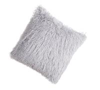TingHaoO Double Sided Soft Plush Pillow Case Long Faux Furs Fabric Multipurpose Decorative Cushion Cover with Zippered Closure Faux Furs Fuzzy Pillowcase