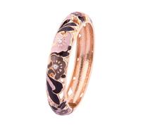 TingHaoO Ethnic Inspired Openable Zn Alloy for Women Hawaiian African Jewelry Cultural Statement Bangle Zinc Alloy Women's