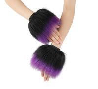 TingHaoO Fashionable and Fun Plush Bangle Beautiful Accessory with Cuffs Wrist Sleeves Hair Slap Bangles Fashionable and Fun Bangle