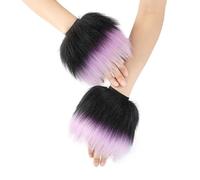 TingHaoO Fashionable and Fun Plush Bangle Beautiful Accessory with Cuffs Wrist Sleeves Hair Slap Bangles Fashionable and Fun Bangle