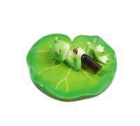 TingHaoO Floating Frogs Garden Decoration Natural Theme Resin Figure Outdoor Waterproof Design Sculpture Floating Frogs Figurine