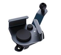 TingHaoO General 17mm Aluminum Car Phone Mounting With 360 Rotation Adjustable Angles Not Shake Designs For Curved Screens Not Shake Car Phone Holder