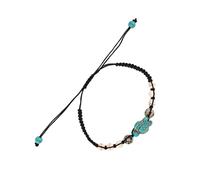 TingHaoO Handmade Turquoise Turtles For Women And Men Stretchy Elastic Handchain Beach Accessory Christmas Jewelry Gift Good Luck