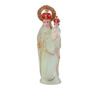 TingHaoO Holding The Holy Child Statue Sculpture Western Character Figurines Religious Home Decorations Western Character Statue Figurine
