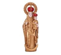 TingHaoO Holding The Holy Child Statue Sculpture Western Character Figurines Religious Home Decorations Western Character Statue Figurine