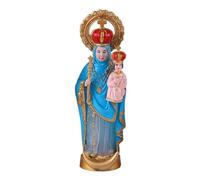TingHaoO Holding The Holy Child Statue Sculpture Western Character Figurines Religious Home Decorations Western Character Statue Figurine