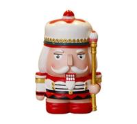 TingHaoO Holiday Nutcrackers Coin Holder Unique Resin Christmas And Kids Money Management Tool Nutcrackers Statue