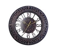 TingHaoO Large 12inch European Battery Operated Round Wall Clock For Bedroom Or Study Creative Round Clock
