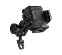 TingHaoO Motorcycle Phone Mount Holder Motorcycle Cellphone Mount Bike Phone Handlebar Clamp With Anti Theft