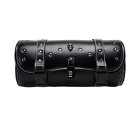 TingHaoO Motorcycle Tool Bag Waterproof PU Leather Universally Saddlebag Front Fork Handlebar Bags Luggage Storage Bag Motorcycle Saddlebags Waterproof