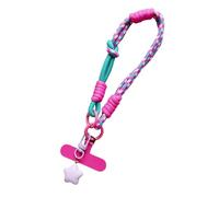TingHaoO Multicolor Phone Strap Polyester Metal Charm Detachable Tethers Mobile Lanyard Adjustable Wristband For Accessories Keychain Compatible Phone Lanyard