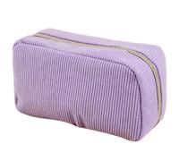 TingHaoO Multifunctional Corduroy Pencil Bag Large Capacity Pencil Case Portable Pen Pouches Pen Organizers Bag Travel Makeup Corduroy Pouches for School Supplies