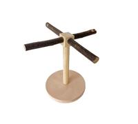 TingHaoO Multifunctional Parrots Stand Grinding Scratchers Toy For Conure Hammocks Standing For Parrot Bird Stand