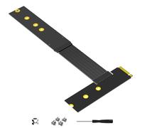 TingHaoO PCIE4.0 NVME Solid Disk Adapter Cable 41CM Total Length Supports All Form Factors 2230 To 2280 Disks No External Power Solid Disk Extension Cable