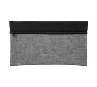 TingHaoO Pencil Case Large Capacity Polyester Pencil Case Zippered Pen Pouches Travel Makeup Bag for Student Women 24x12cm