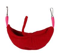 TingHaoO Pet Hanging Hammock Small Animal Warm Bed Fruit Shape Swing Toy For Hamster Squirrel Junior Guinea Pigs Dwarf Hamster House Fruit For Cage Blue Guinea Pigs Hanging Soft Hammock