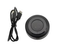 TingHaoO Portable 8.2mm Space Smartwatch Charging Station Round Charging Base For SU7/SU8/SU9 Black With 1m Charging Cord Wire
