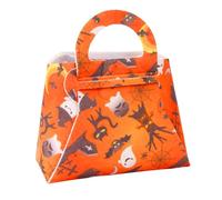 TingHaoO Pumpkin Felt Handbag Candy Storage Bag Children's Handbag For Halloween Celebrations And Sweet Treat Gathering Pumpkin Festival Accessories