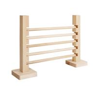 TingHaoO Rabbits Hurdle For Pet Training Dwarf Hamster And Hurdle Toy Wood Jump Game For Interactive Game Small Pet Toy Jumping