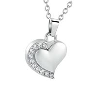 TingHaoO Rhinestones Ashes Container Necklace Memorial Loved Pet Lost Family Storage Honoring Memories Memorial Necklace With Picture