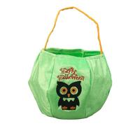 TingHaoO Seasonal Pumpkin Collector Bag Big Capacity Design Sturdy Velvets Fabric Party Essential for Kids Gatherings Trick Or Treats Candy Bag