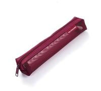 TingHaoO See Through Pencil Case Clear Pouches Small Light Weight Organizers Storage Bag Portable Makeup Nylon Zippered