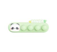 TingHaoO Silicone Panda Cable Organizers Adhesive Clip Perfect For Managing Wire On Desks And Nightstands Fixer Cable