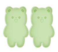 TingHaoO Skidproof Waterproof Silicone Pet Feeding Mat Featuring Lovely Shape Wonderful For Cats And Dogs Ensures Mealtimes Large For Food And Water Pet With Raised Edges