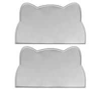 TingHaoO Skidproof Waterproof Silicone Pet Feeding Mat Featuring Lovely Shape Wonderful For Cats And Dogs Ensures Mealtimes Large For Food And Water Pet With Raised Edges