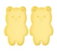 TingHaoO Skidproof Waterproof Silicone Pet Feeding Mat Featuring Lovely Shape Wonderful For Cats And Dogs Ensures Mealtimes Large For Food And Water Pet With Raised Edges