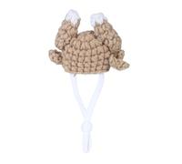 TingHaoO Small Pet Knitted Hat For Halloween Hamster Birthday Party For Bird Adjustable Strap Costume Bird Hat