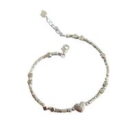 TingHaoO Trendy Irregular Heart Shaped Charm Portable Hand Chain Versatile Jewelry Accessory for Every Occasions Party Accessory