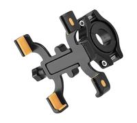 TingHaoO Universals Bike Phone Holder Aluminum Alloys 4 Claw 360 Rotating Mount Holder For Commuters And Cyclists Light Weight Aluminum Bike Phone Grip