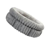TingHaoO Washable Round Shape Cats Bed For Indoor Cats And Kittens Soft Plush Bed With Detachable Cushion For Pet Sleep