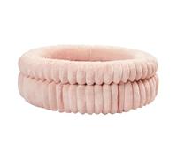 TingHaoO Washable Round Shape Cats Bed For Indoor Cats And Kittens Soft Plush Bed With Detachable Cushion For Pet Sleep