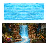 Tingjoo 4.92 x 9.84 ft Rainforest Falls Backdrop for 2026 VBS Large Waterfall Landscaping Wall Hanging Photography Background for Vacation Bible School Classroom Photo Props Waterfall Party Decoration