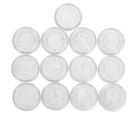 TINGKU Silver Arras de Boda Plata Wedding Unity Coins Set for Wedding Ceremony Arras Para Boda Bride Gift with Book Collection Box - Spanish