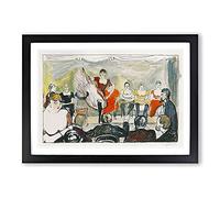 Tingletangle by Edvard Munch Framed Print | A2 Black Framed Wall Art | Ready to Hang | Modern Nature Picture | Living Room Bedroom Lounge Office