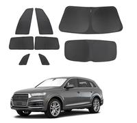 TINGLU Window Shades for Audi Q7 2007-2015 Accessories Car Side Full Windows Rear Triangular Windshield Sun Shade Sun UV Rays & Privacy Protection for Camping,Napping,Relaxing 8PCS